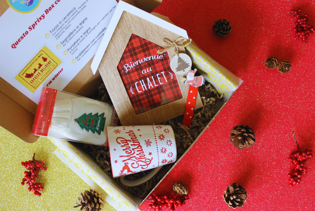 Warm Winter: Pacco regalo di Natale per i tuoi cari! idea regalo natale confezione natalizio sprixy box