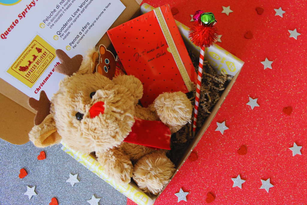 Christmas with Love: Regalo romantico per Natale! idea regalo natale confezione natalizio sprixy box